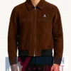 Stegaro Suede Leather Brown Jacket