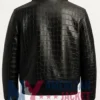 Stegaro Viper Black Crocodile Leather Jacket