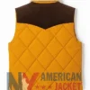 Stegaro Yellow Puffer Quilted Vest