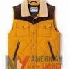 Stegaro Yellow Quilted Puffer Vest