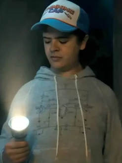 Stranger Things S05 Dustin Henderson Grey Hoodie