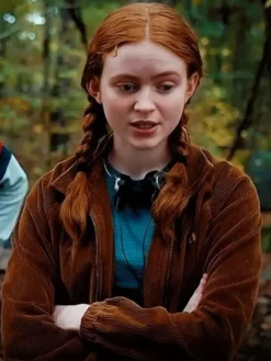 Stranger Things Season 04 Max Mayfield Brown Jacket