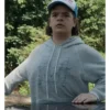 Gaten Matarazzo TV Series Stranger Things Season05 2025 Dustin Henderson Grey Printed Hoodie