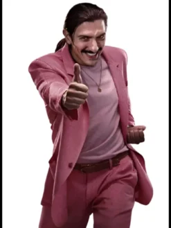 Street Fighter 2026 Andrew Schulz Pink Coat
