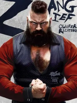 Street Fighter 2026 Zangief Black Vest
