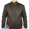Succession Kendall Roy Shearling S04 Brown Jacket