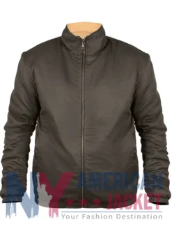 Succession Kendall Roy Shearling S04 Brown Jacket