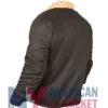Succession S04 Kendall Roy Shearling Brown Jacket