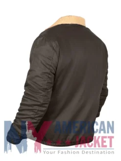 Succession S04 Kendall Roy Shearling Brown Jacket