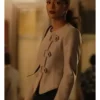Thalia Besson Emily In Paris S05 Grey Asymmetric Jacket