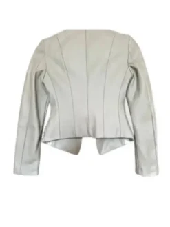 Thalia Besson Emily In Paris Season 5 2025 Grey Asymmetric Jacket