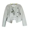 Thalia Besson Emily In Paris Season 5 Grey Asymmetric Jacket