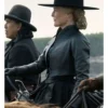 The Abandons Gillian Anderson Black Leather Jacket