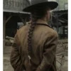 Lena Headey Tv Series The Abandons 2025 Fiona Nolan Brown Cotton Coat