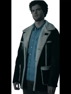 The Boys S05 Hughie Campbell Black Shearling Jacket