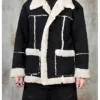 The Boys S05 Hughie Campbell Shearling Black Jacket