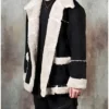 The Boys S05 Hughie Shearling Campbell Black Jacket