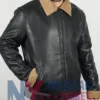 The Family Man Shearling Cage Black Nicolas Jacket