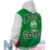 Throwback Prep Boston Celtics Kelly Hoodie Green Jacket