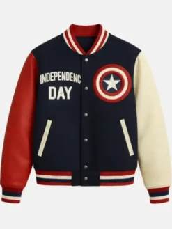 USA Independence Day Eagle Varsity Jacket