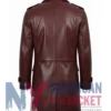 Unisex Leather Long Trench Multicolor Coat