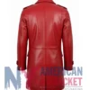 Unisex Multicolor Trench Leather Long Coat