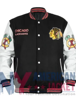 Varsity Chicago Jacket Blackhawks