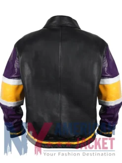 Vikings Minnesota Bomber Leather Jacket