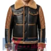 Vintage B3 Aviator Black and Tan Leather Jacket