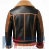 Vintage B3 Leather Aviator Black and Tan Jacket