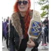 WWE Wrestler Becky Lynch Shearling Leather Jacket