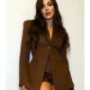 WWE Cathy Kelley Brown Blazer