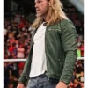 Adam Copeland Green Leather Jacket