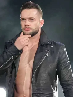 WWE Finn Balor Black Leather Jacket