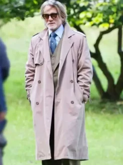 Wake Up Dead Man Benoit Blanc Beige trench Coat