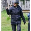 Wake Up Dead Man Geraldine Scott Blue Puffer Jacket