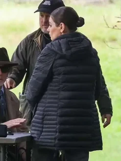 Wake Up Dead Man: A Knives Out Mystery 2025 Geraldine Scott Blue Puffer Jacket