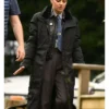 Mila Kunis Movie Wake Up Dead Man: A Knives Out Mystery 2025 Geraldine Scott Black Trench Coat