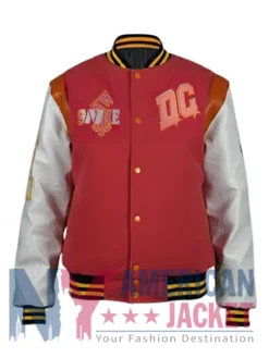 Washington Commanders DC Cropped Pink Varsity Jacket