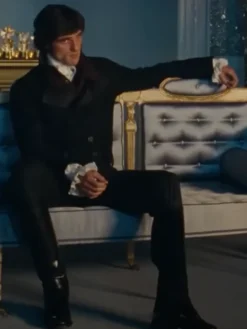 Wuthering Heights 2026 Jacob Elordi Black Jacket