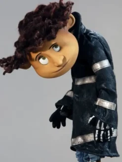 Wybie Coraline Costume Leather Coat
