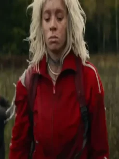 Alfie Williams 28 Years Later The Bone Temple Jacket red