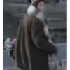Andrea Riseborough Goodbye June Brown Coat