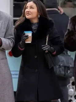 Annie Gonzalez Relationship Goals Black Wool Coat