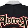 Avirex Vintage 90s York Dragons Varsity Leather Black Jacket