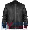 Barry Blackwell Animal Kingdom Black Leather Jacket