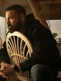 Ben Affleck The RIP Black Cotton Jacket