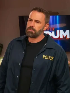 Ben Affleck The Rip Blue Police Jacket