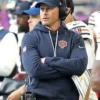 Ben Johnson Chicago Bears Sideline Hoodie