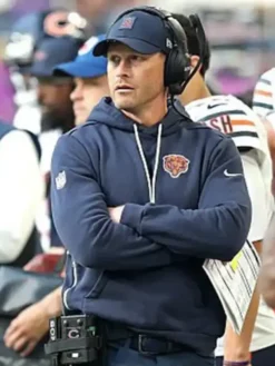 Ben Johnson Chicago Bears Sideline Hoodie